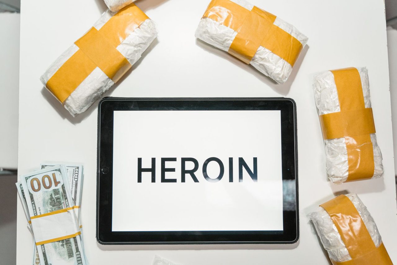 Packaged drugs seized by law enforcement before the public destruction ceremony.